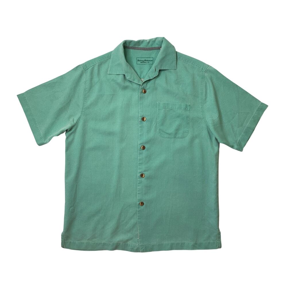 Tommy Bahama Shirt Mens S Small Pond San Clemente Camp Original Fit Silk Pocket